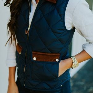 Jcrew Quilted Puffer Vest